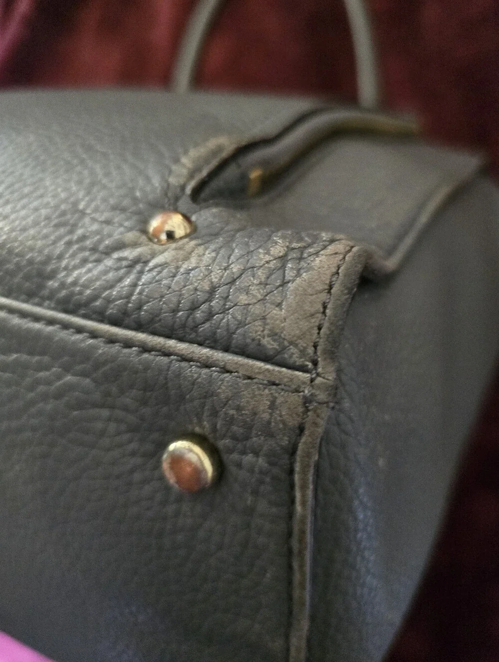Kate Spade Baxter Street Large Tote/Work Bag In Asphalt. GUC